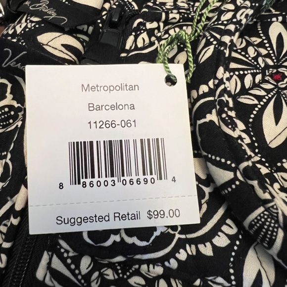 Vera Bradley Barcelona Metropolitan Tote NWT! - Picture 2 of 6